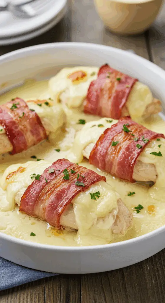 Escalope savoyarde sauce reblochon lardons croustillante dorée