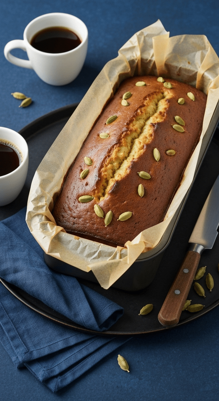 Fondant café-cardamome moelleux grains café épices orientales