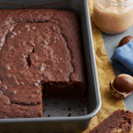Gâteau choco-marrons fondant texture coulante cacao automne