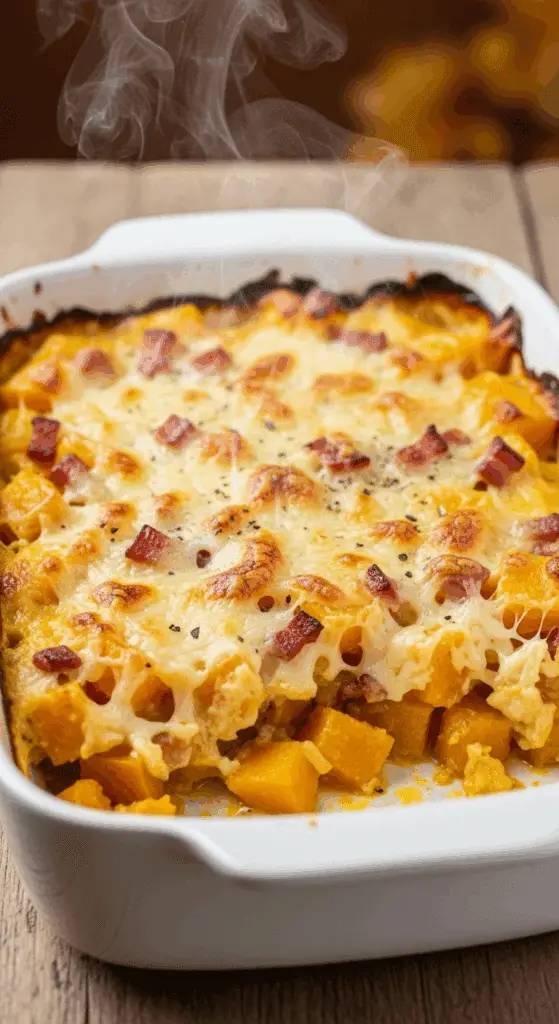 Gratin butternut curry comté doré crémeux fondant automnal