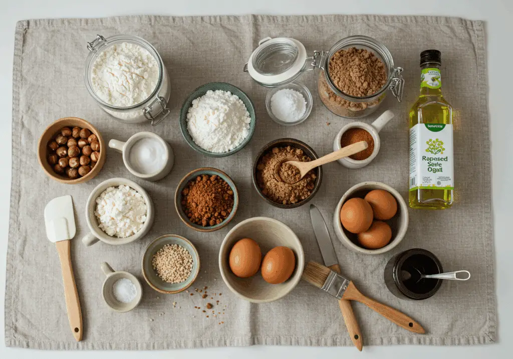 Ingrédients cake noisettes gula java farines alternatives santé nutrition