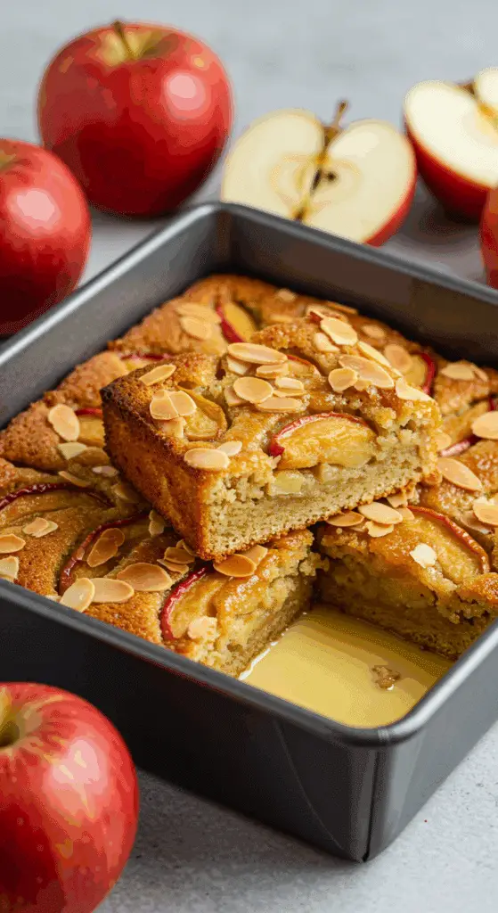 Service financier pommes caramélisées crème anglaise élégant
