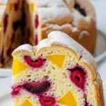 Battue aux fruits moelleuse gourmande gâteau familial tendre