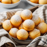 Beignets semoule dorés moelleux enrobage sucre cristallisé parfait