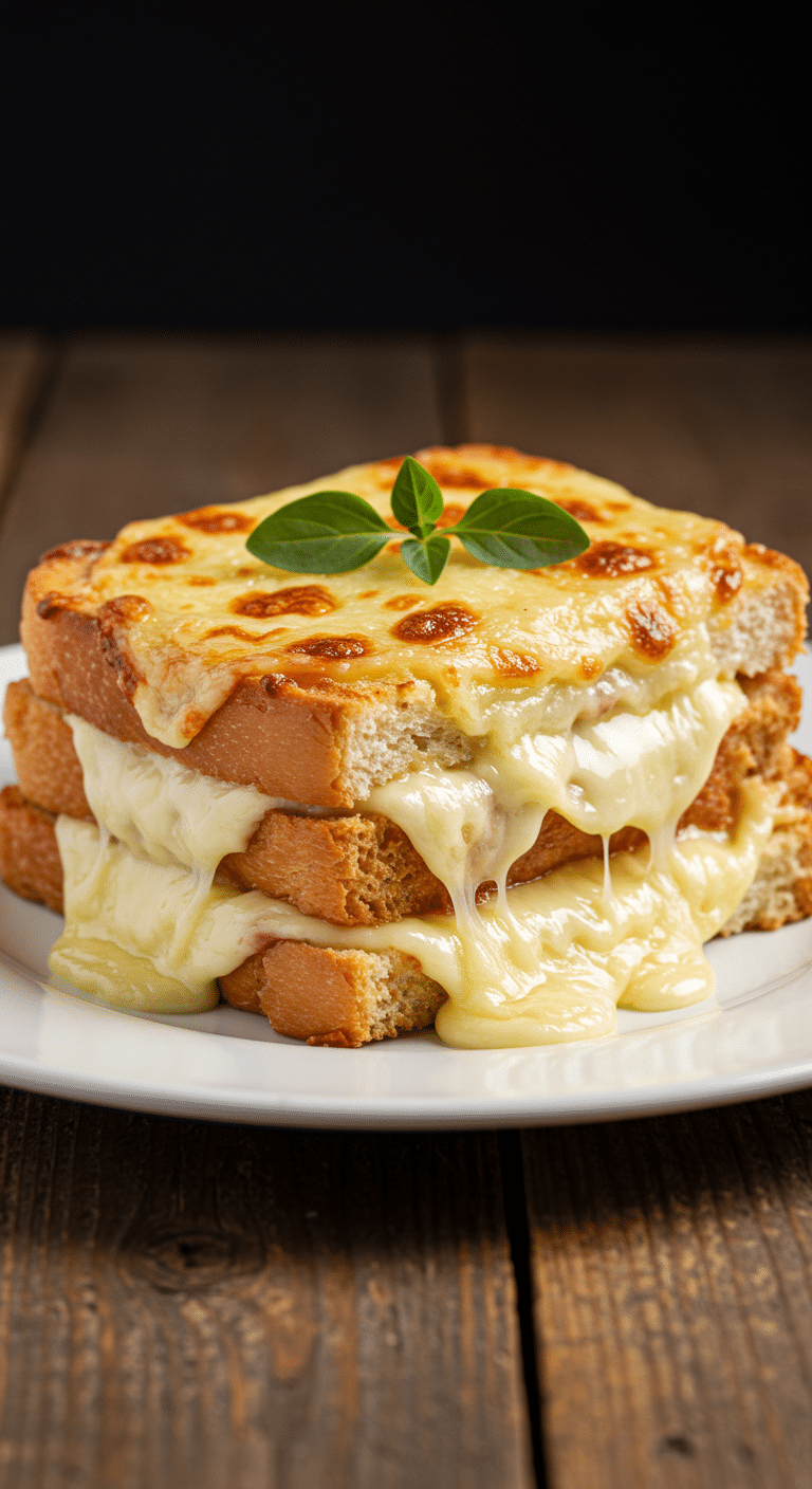 Croque-monsieur montagnard raclette fondante jambon cru doré