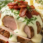 filet mignon porc tendre boursin doré crémeux juteux