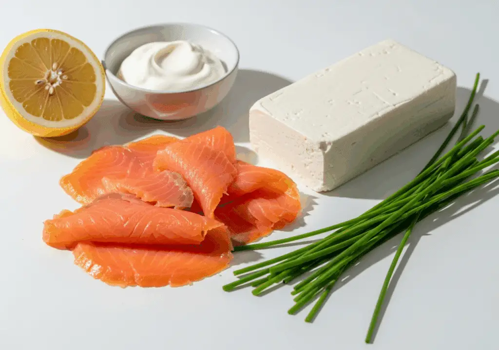 ingrédients qualité bûche saumon fromage frais premium