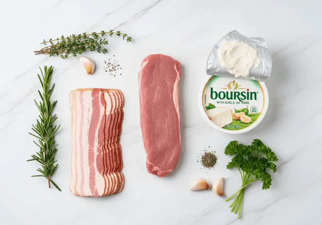 ingrédients qualité filet mignon porc boursin premium rustique