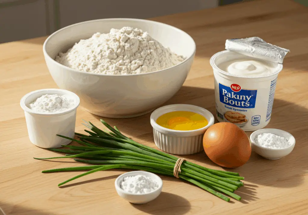 ingrédients qualité petits biscuits salés moelleux ciboulette premium