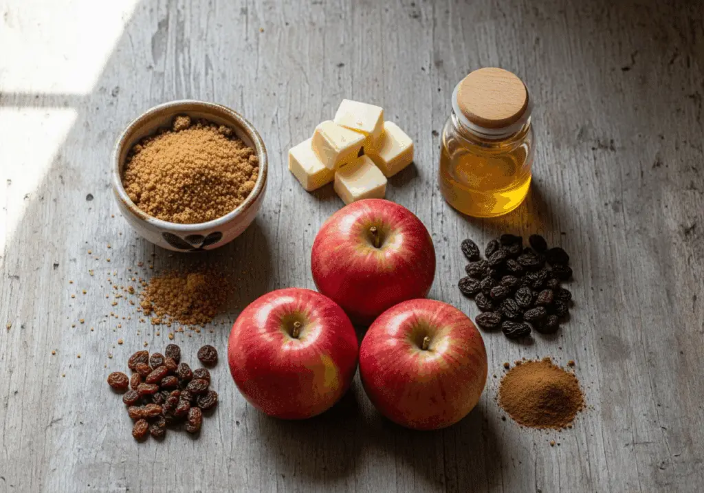 ingrédients qualité pommes au four traditionnelles premium