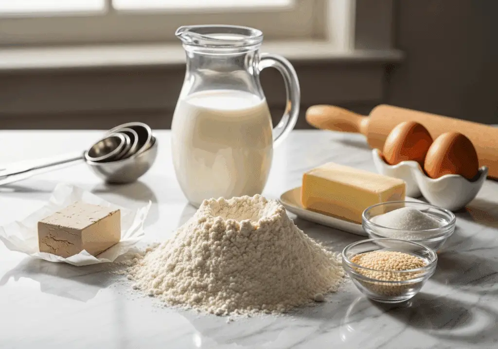 Ingrédients recette buns burgers maison boulangerie qualité