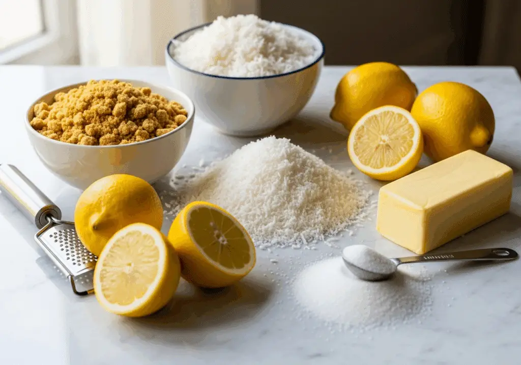 Ingrédients truffes citron simples accessibles sans cuisson