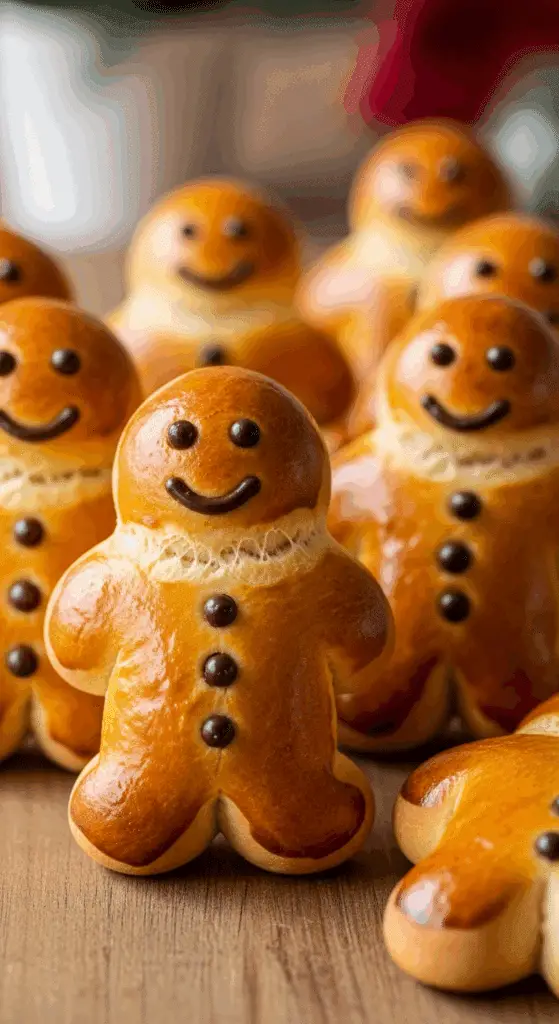 Manalas de Noël Alsaciens briochés dorés traditionnels festifs