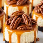 Mini cheesecakes tarte noix pécan garniture caramel parfaite