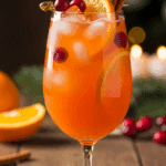 Sangria Noël festive bol cristal fruits rouges champagne pétillant