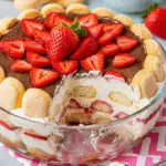 Charlotte fraises façon tiramisu élégante mascarpone rosace fraises