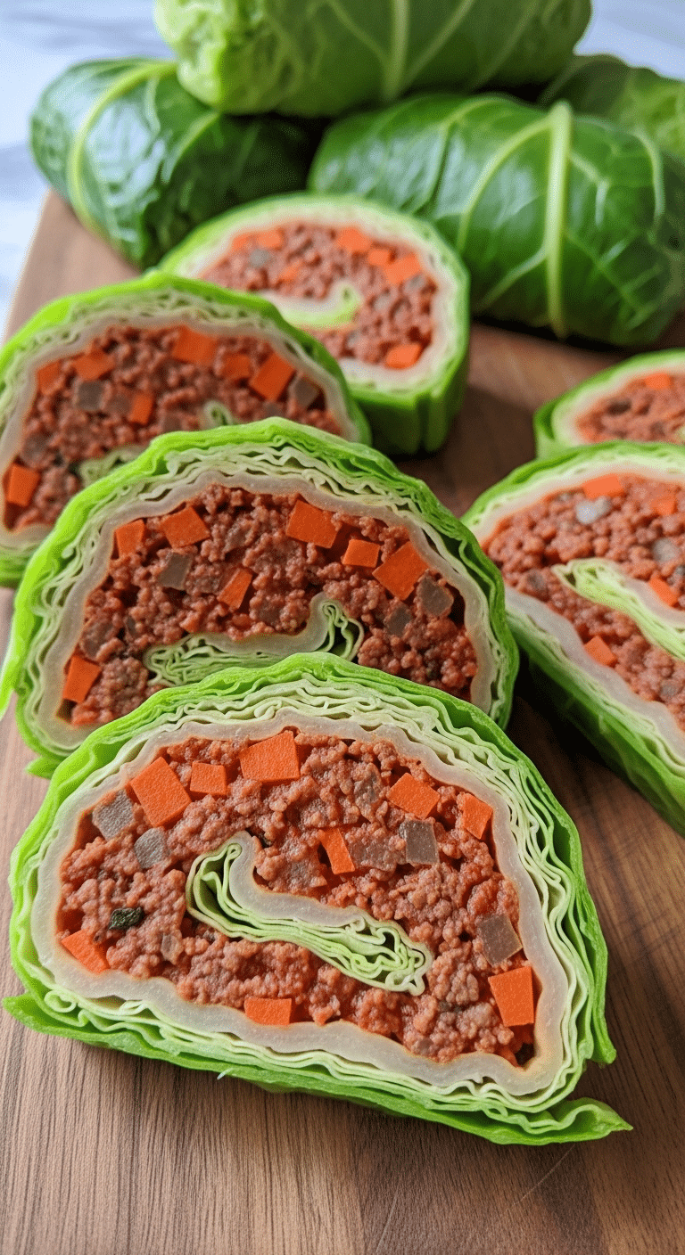 Chou farci bolognaise fusion innovante ouvert farce visible moderne