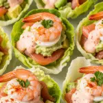 Coupelles laitue élégantes saumon fumé avocat œufs caille fraîches sophistiquées