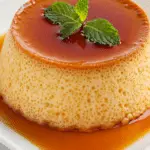 Flan sans pâte ultra fondant texture veloutée crémeuse dorée