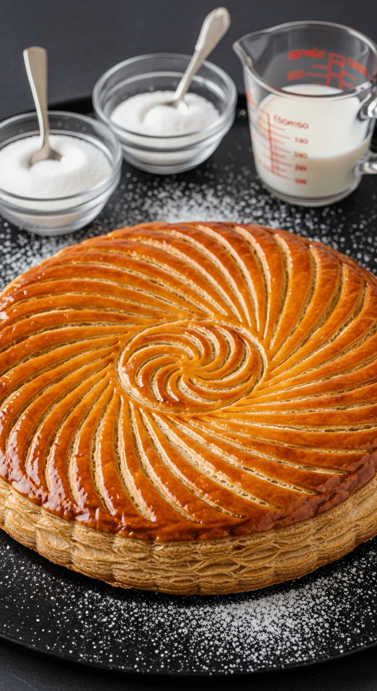 Galette Rois frangipane Cyril Lignac brillante caramélisée professionnelle