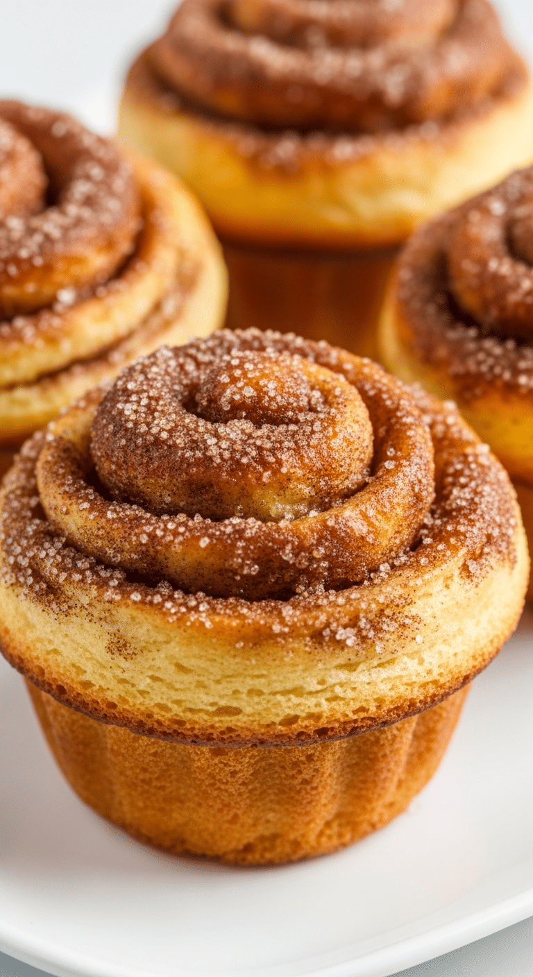 Muffins pain perdu cannelle sucre moelleux dorés vapeur matinale réconfortante