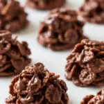 Roses sables chocolat corn flakes texture rocheuse dorée classique