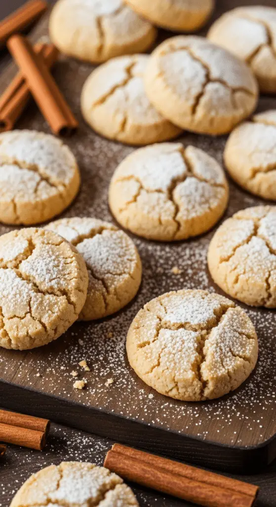 Sablés Noël cannelle étoiles sucre glace parfumés festifs rustiques