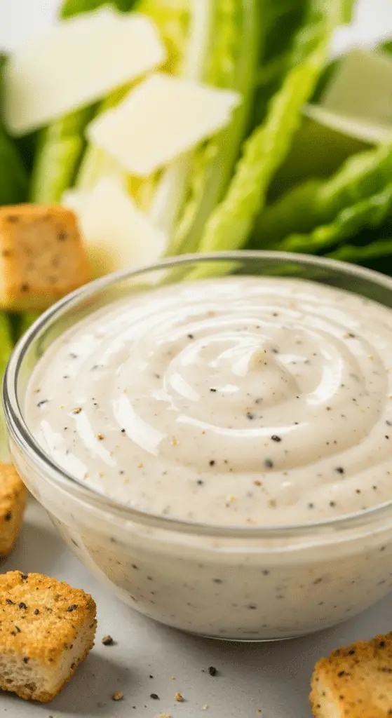 Salade Caesar classique laitue romaine sauce maison parmesan croûtons