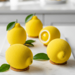 Trompe-l'œil insert citron yuzu réaliste couches visibles spectaculaire