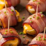 Bouchées pommes terre lard fromage dorées croustillantes fondantes