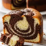 Cake marbré chocolat-vanille moelleux airfryer spirales parfaites