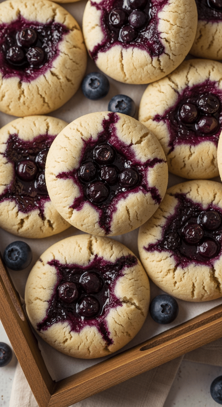 Cookies moelleux cœur myrtille fondant coulant chocolat blanc