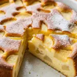 Flan pommes-yaourt moelleux doré dessert français traditionnel