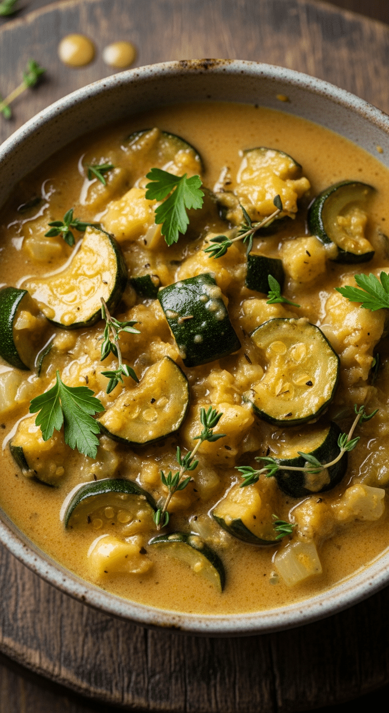 Fondue courgettes ancienne crémeuse fondante traditionnelle française