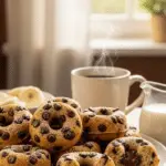 Gâteaux donuts moelleux banane pépites chocolat maison ludiques