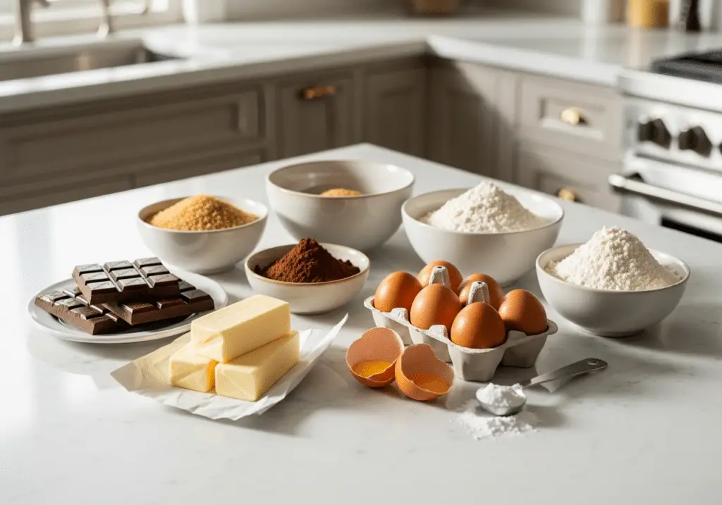 Ingrédients cake chocolat moelleux intense premium qualité