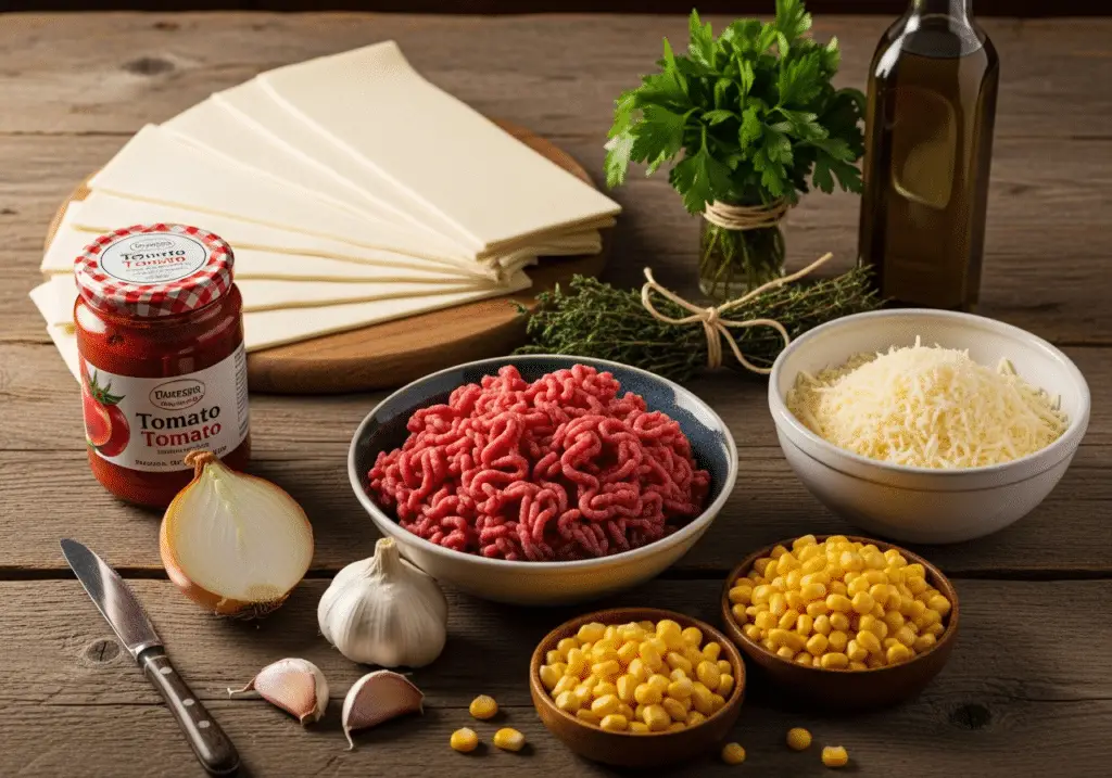 Ingrédients mini tartelettes bœuf maïs fromage frais qualité