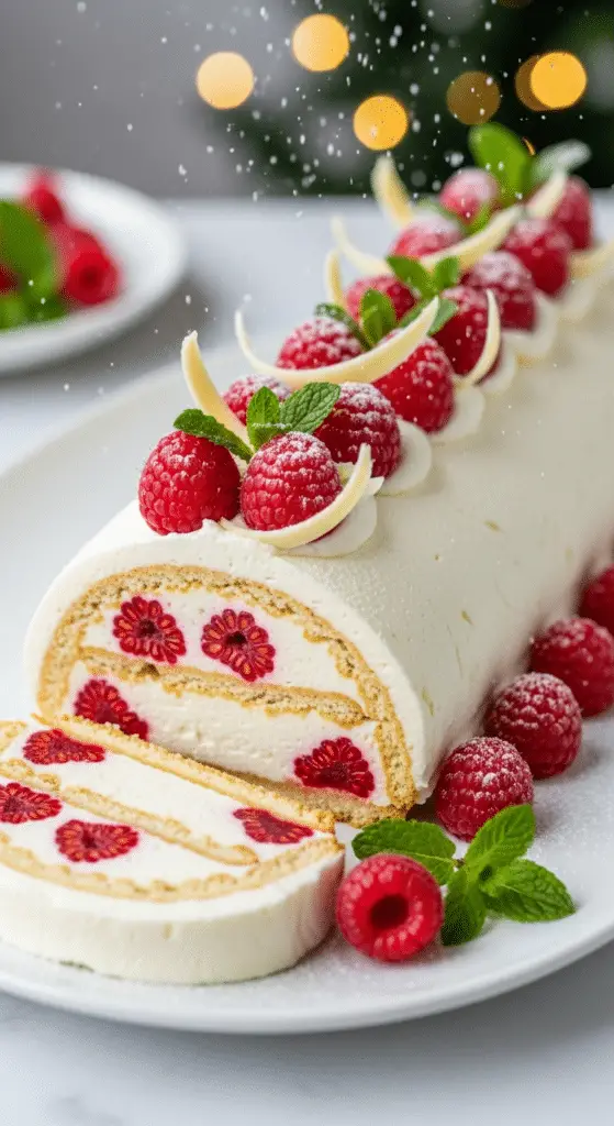 Montage couches crème mascarpone framboises biscuits moule film alimentaire