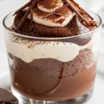 Mousse chocolat intense mascarpone veloutée élégante verrine dessert