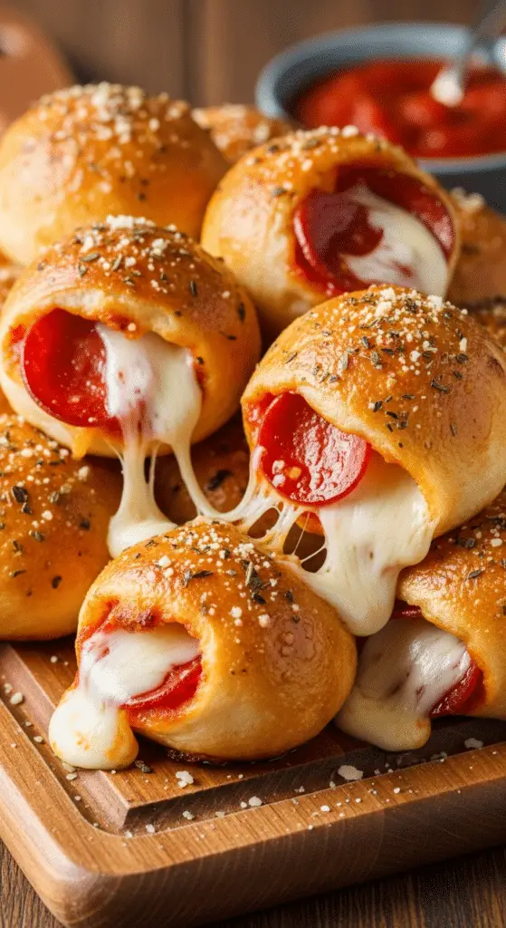 Service convivial bombes pizza mozzarella pepperoni planche bois