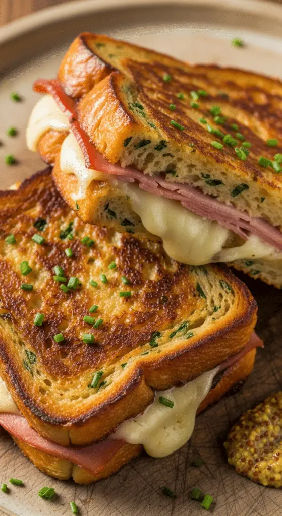 Service croque-monsieur perdu grand-mère assiette traditionnelle