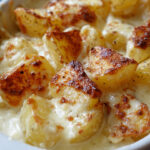 Pommes de terre four crème fondantes gratinées dorées généreuses réconfortantes
