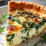 Quiche épinards fromage dorée crémeuse classique familiale française